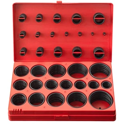 Image de CCLIFE Lot de 419 Joints Toriques NBR Ø 3 50 mm, 32 Tailles Kit d&#039;étanchéité en Caoutchouc pour Plomberie, Robinet et Réparation Véhicules
