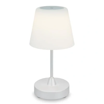 Image de BRILONER lampe de table LED sans fil avec tactile, intensité variable par niveaux, abat jour en verre, chevet, lecture, camping, table, d&#039;extérieur, 30 x 15
