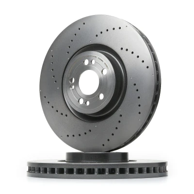 Image de BREMBO 09.D982.21 Disque de frein 375 36 5 ventilé l&#039;intérieur revêtu à haute teneur en carbone avec vis/boulons MERCEDES BENZ: GLE
