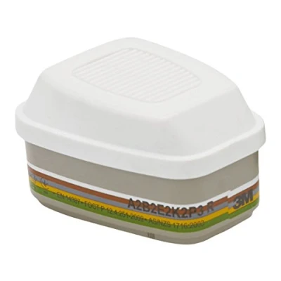 Image de 3 m 6099 filtre à particules pour le gaz et la vapeur d&#039;eau, A2b2e2 K2hgp3 R Plus formaldéhyde, Certifié EN sécurité