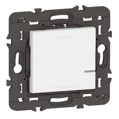 Image de commande double sans fils mosaic with netatmo blanc legrand 077723la
