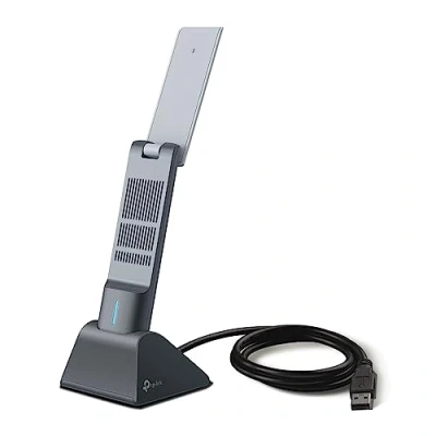 Image de TP Link Clé WiFi 6 Puissante AX1800 à Gain élevé Archer TX20UH, Adaptateur Réseau sans Fil avec 2,4 GHz, 5 Antennes Doubles élevé, WPA3, Windows 11/10