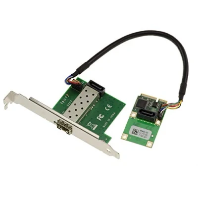 Image de KALEA INFORMATIQUE Carte Mini PCI Express MiniPCIe 1 Port SFP LAN GIGABIT ethernet avec Chipset Intel I210