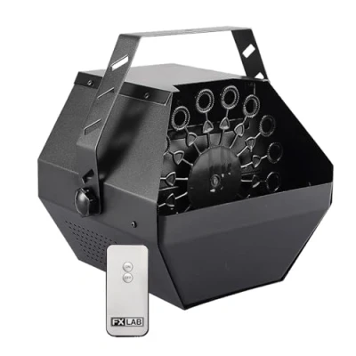 Image de Machine à Bulle Portable FXLAB avec Télécommande 0.6L Idéal pour une utilisation sur scène, Dans la maison ou le jardin