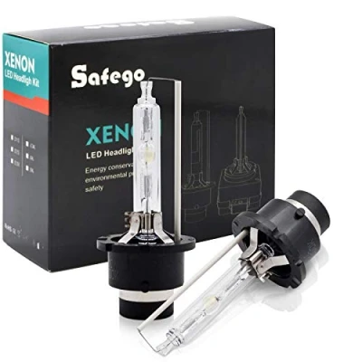 Image de Safego Xenon HID Ampoule D2S 6000K CA D2C Lampe à Décharge Phare de Rechange Xénon Blanc Pour Voiture