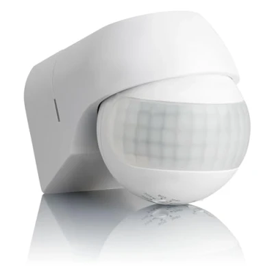 Image de SEBSON 2X Détecteur de Mouvement Extérieur IP44, Montage en Saillie, programmable, Capteur Infrarouge, Portée 12m/ 180, LED adapté, orientable, Max. 800W/400W