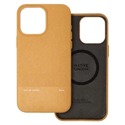 Image de Native Union (Re Classic Case Coque (Re) Compatible MagSafe Matériaux recyclés et d&#039;origine végétale Protection Contre Les Chutes de 1,8 m / 6 pi pour iPhone 15 Pro Max (Kraft)