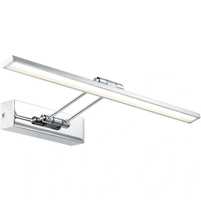 Image de Paulmann 99889 luminaire LED Galeria INCL. 1x7 Watts éclairage Chrome Lampe de Tableau Métal Applique déportée 2700 K, 7 W