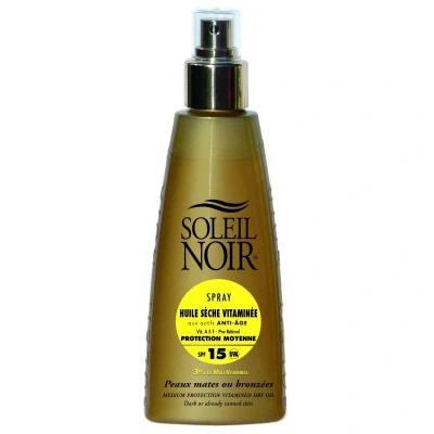 Image de Soleil Noir Spray Huile Sèche Vitaminée SPF15 150ml