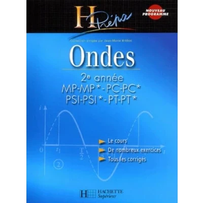 Image de Ondes 2e année MP MP*/PC PC*/PSI PSI*/PT PT* Cours avec exercices corrigés: corrigés Livre d’occasion Très bon