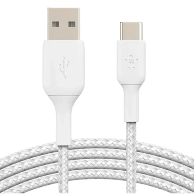 Image de Belkin Boost Charge USB C Braided Cable 1 Metro Blanc