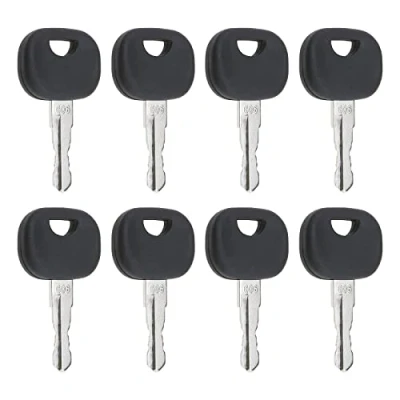 Image de Create idea 8pcs 606 Clés de Démarrage d&#039;allumage 606/14606 Compatible avec Liebherr John Deere Excavator Dumper Truck Loader Machines Construction