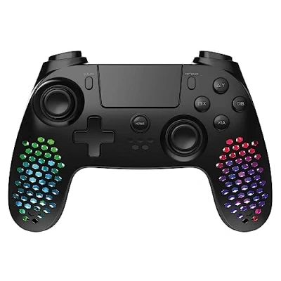 Image de Manette sans fil hexalight extra légére à LED pour PS4 PS3 et PC