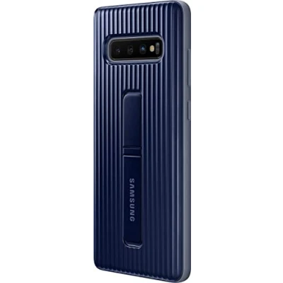Image de Coque renforcée avec fonction Stand pour Galaxy S10+ Noir Neuf