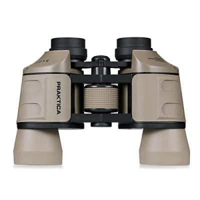 Image de Jumelles Praktica Falcon Terrain WA 8x40mm sable, prisme en Porro, optiques traitées 8.2FOV