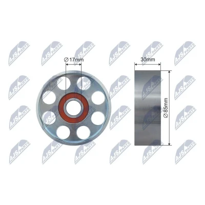 Image de NTY RNK LR 014 Poulie Tendeur LAND ROVER: Defender SUV, Range Rover 2, Discovery 1