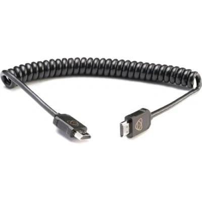 Image de Atomos ATOM4K60C6 Câble HDMI Full 40 cm, connecteur coulé (80 cm Extended) Noir
