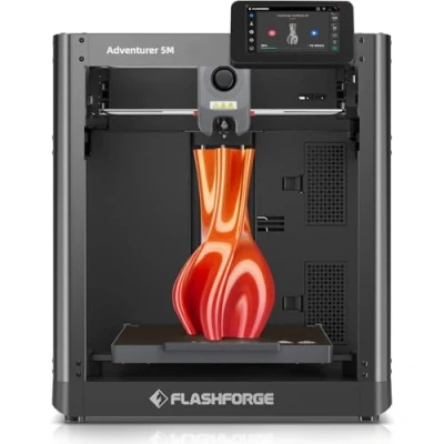 Image de FLASHFORGE AD5M Imprimante 3D, Entièrement Auto Nivellement Max 600mm/s, 280℃ Buse à Dégagement Rapide, Structure CoreXY pour Qualité d&#039;impression Supérieure, Les débutants &amp; Experts Choix Premier