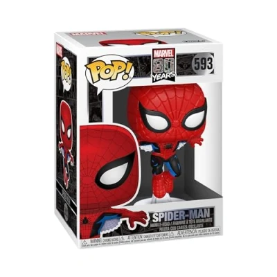 Image de Funko Pop ! Marvel 80th Spiderman première apparition, figurine en vinyle