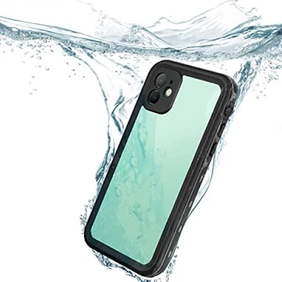 Image de Redpepper IP69K Imperméable Coque pour iPhone 11 (6,1 Pouces), Svelte Anti Choc poussière Tout Le Corps Scellé sous Marin TPU PC Robuste Housses, Supporte Chargement sans Fil
