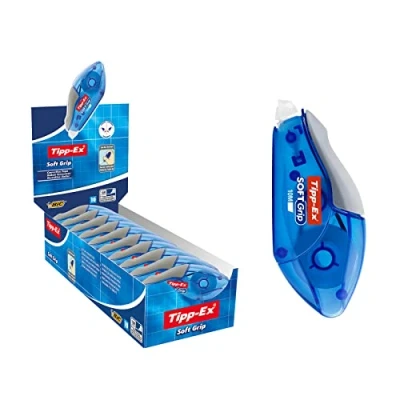 Image de Tipp Ex Soft Grip Rubans Correcteurs 10 m x 4,2 mm, Boîte de