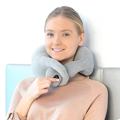 Image de InnovaGoods® coussin cervical masseur Newor, masse en profondeur et détend la zone cervicale, avec un design de une fonction massage, idéal pour maison le bureau.