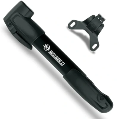 Image de Mini Pompe à vélo SKS Germany Infusion TT Clear main pour sur route