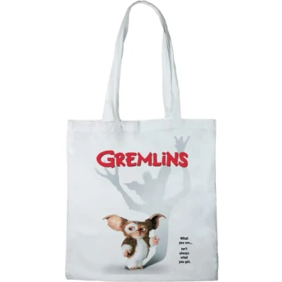 Image de GREMLINS TOTE BAG GISZMO», REFERENCE : BWGREMMIBB001, BLANC, 38 X 40 CM
