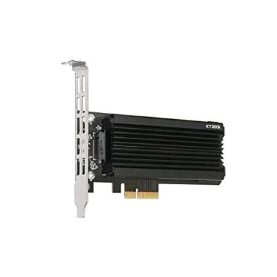 Image de ICY DOCK Adaptateur PCIe avec dissipateur Thermique, Carte pour SSD M.2 NVMe vers 4.0X16/X8/X4, Vitesse Transfert jusqu&#039;à 64 GBP/s EZConvert Ex Pro MB987M2P 1B