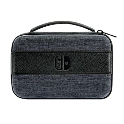 Image de PDP 500 084 Housse de protection pour console jeux portable Étui EVA (Acétate vinyle d&#039;éthylène), Simili cuir Gris Neuf