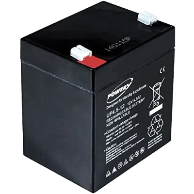 Image de Batterie pour FIAMM type fg20451 de rechange net® au plomb 12 V 4,5 Ah, V, acide