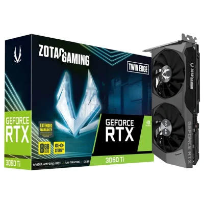 Image de Zotac GAMING GeForce RTX 3060 Ti Twin Edge LHR NVIDIA 8 Go GDDR6 Neuf
