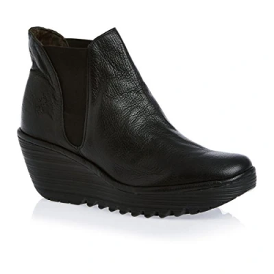 Image de Fly London Femme YOSS Bottes Classiques, Noir (Black 000), 38 EU