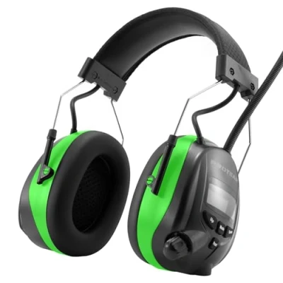Image de PROTEAR Casque Anti Bruit Radio Dab + / FM et Bluetooth 5.3, Casques sans Fil à Annulation de pour Atelier, Jardin/Tonte,SNR 30dB