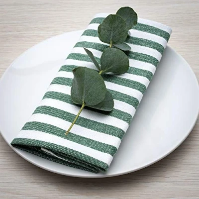 Image de FILU Serviettes de Table en Tissu Paquet 4 (100% Coton) (Couleur et Design au Choix) 45 x cm