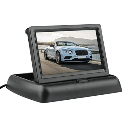 Image de BW écran pliable Digital TFT LCD Pour caméra vue arrière de voiture, moniteur sauvegarde