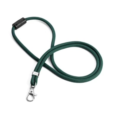 Image de Durable 824105 Lot de 10 cordons porte clés en rPET recyclé avec mousqueton, longueur du cordon 46 cm, vert