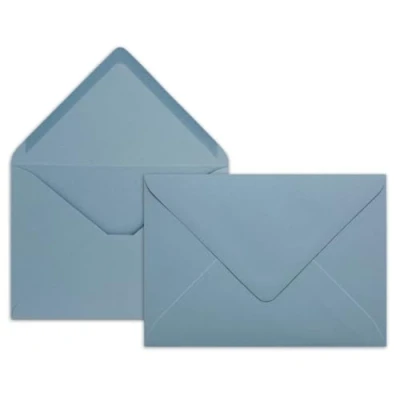Image de Lot d&#039;enveloppes Neuser 80 g/m² Format B6 175 x 125 mm Bande collante à humidifier 75 Umschläge bleu ciel