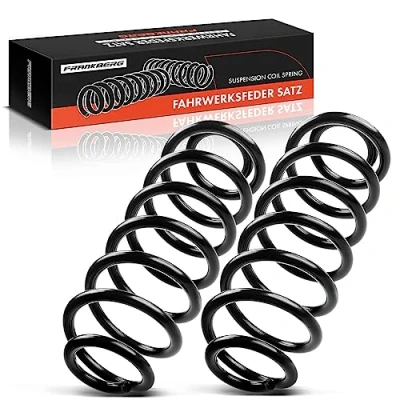 Image de Frankberg 2x Ressorts de suspension Essieu Arrière Compatibles avec E o S 1F7 1F8 2.0L 2006 2015 T u r a n 1T3 1.6L 2010 Remplacer# 1K0511115DE
