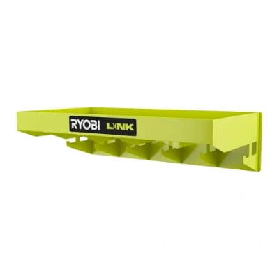 Image de Ryobi Étagère suspendue porte outils 6 crochets Syteme LINK RSLW402, Vert &amp; Anthracite