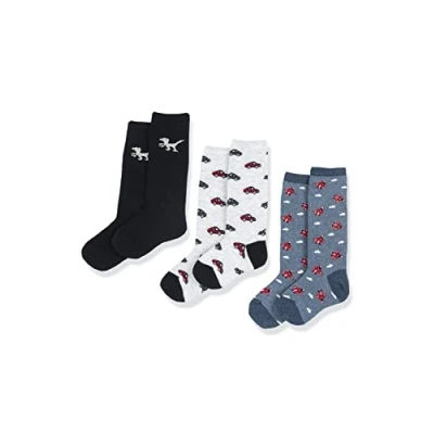 Image de Chicco Ensemble de Chaussettes sous le genou en coton, Mixte enfant, Gris, 18 mois 2 ans (pack of 3)