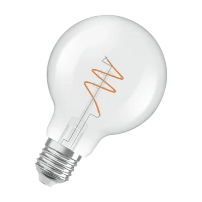 Image de OSRAM LED Vintage G80 E27 4,6W 927 Spirale filament clair à intensité