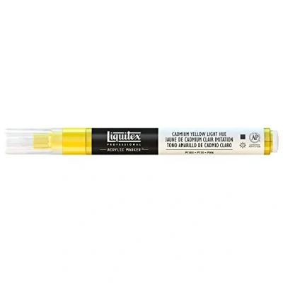 Image de Liquitex 00058 Marqueur Pointe Fine 2 4 mm Jaune de Cadmium Clair Imitation
