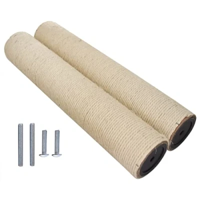 Image de M8 M10 Sisal griffoir de Rechange en Corde de, Arbre à Chat Rechange,Corde pour Poteau Chats avec vis(M8_Φ60_40,5 cm)