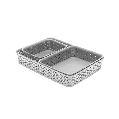 Image de CURVER My Style Lot de plateaux A4/A5/A6 Gris
