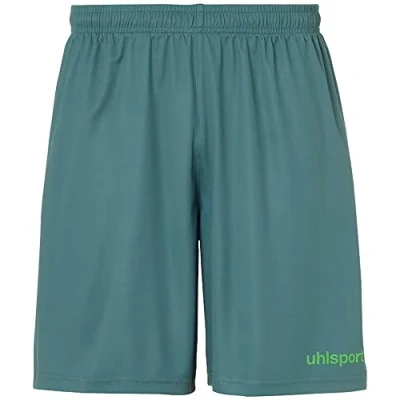Image de uhlsport Center Basic Shorts Homme, Vert/Vert Fluo, XL