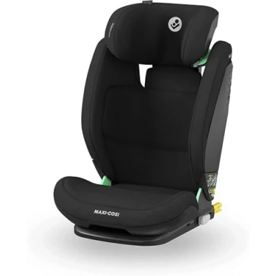 Image de Maxi Cosi RodiFix S i Size, Rehausseur Voiture Enfant, 100 150 cm, de 3,5 à 12 ans, Siege Auto ISOFIX, 3 Positions d&#039;Inclinaison, Hauteur/Largeur Réglable, Protection G CELL, AirProtect, Basic Black