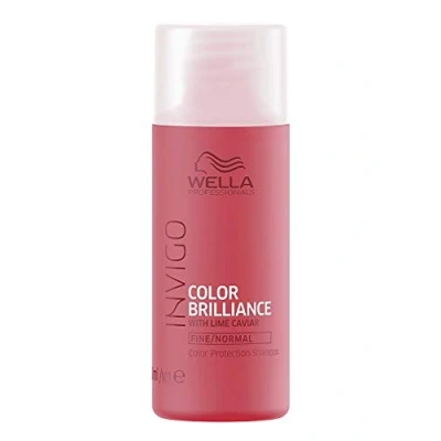 Image de Wella Professionals Invigo Color Brilliance Protection Shampooing Fine/Normal, 50 ml