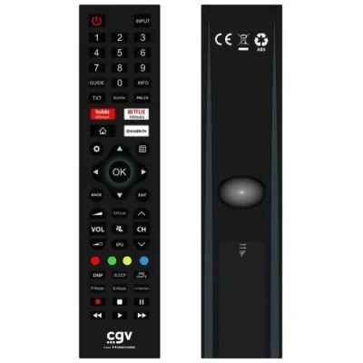 Image de Télécommande de remplacement CGV FIDELIO Hisense Pour téléviseurs Sans programmation Prete a l&#039;emploi Neuf