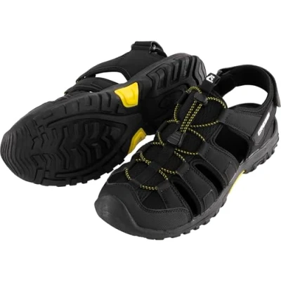 Image de CRESSI Luca Sandals Black/Yellow 39 Sandale de Trekking Unisex Confortable Idéal pour les Aventures en Plein Air, Particulièrement Adapté à la Randonnée Milieu Aquatique, Noir/Jaune,
